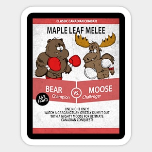 Maple Leaf Melee Sticker